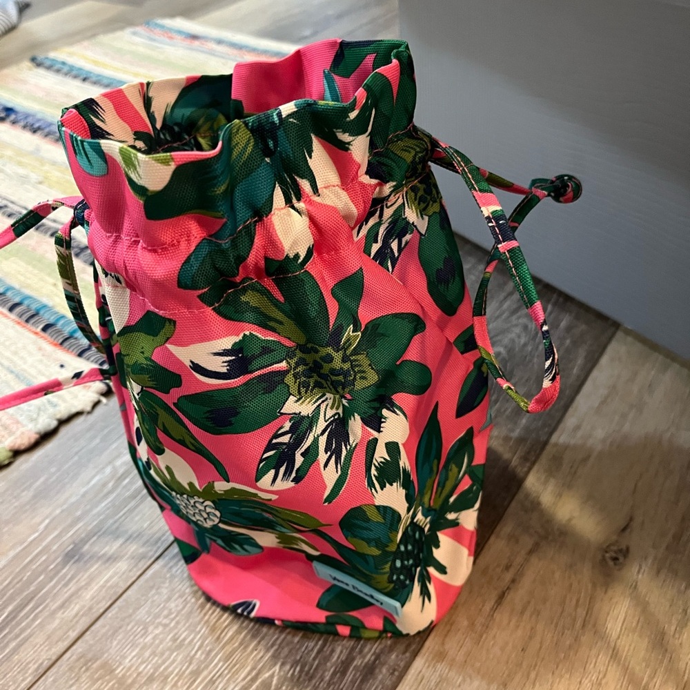 Vera Bradley Pink and Tan Tropical Tote - Picture 5 of 6